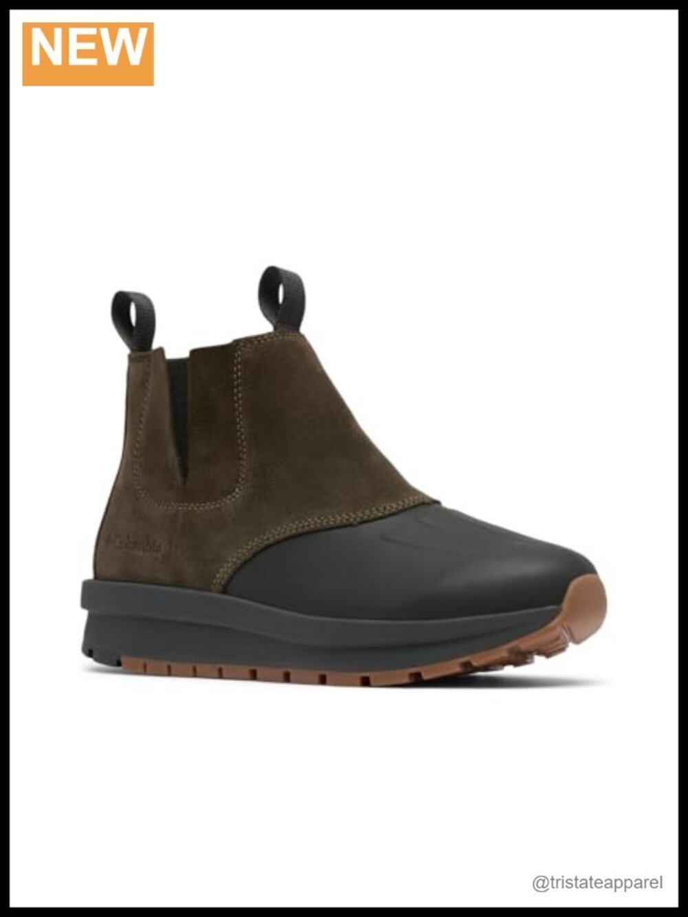 Columbia Women's Moritza Chelsea Shield Waterproof Snow Boots Suede Leather